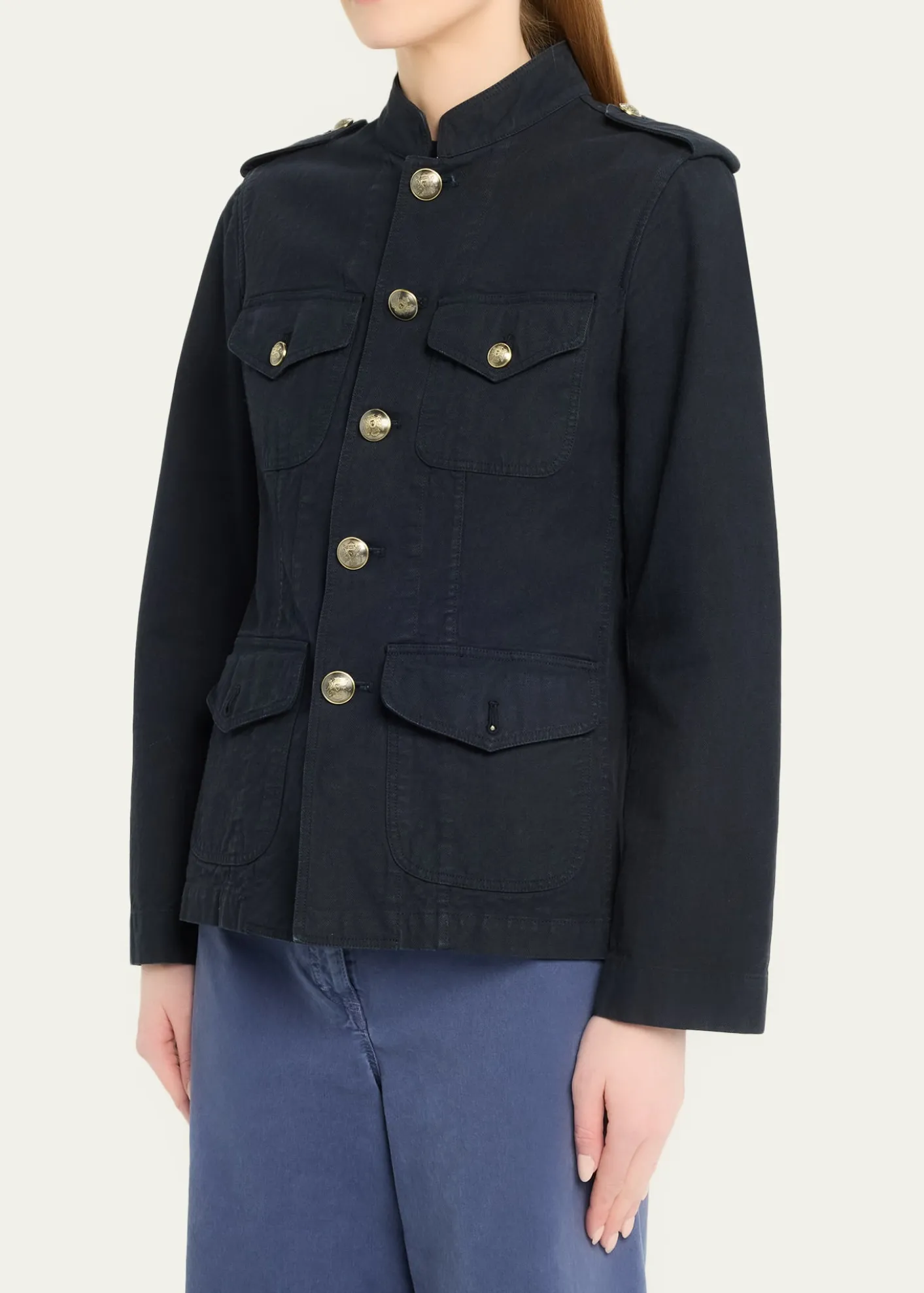 Nili LotanRaymond Cotton Twill Utility Jacket