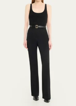 Nili LotanRivers High-Waisted Straight-Leg Trousers