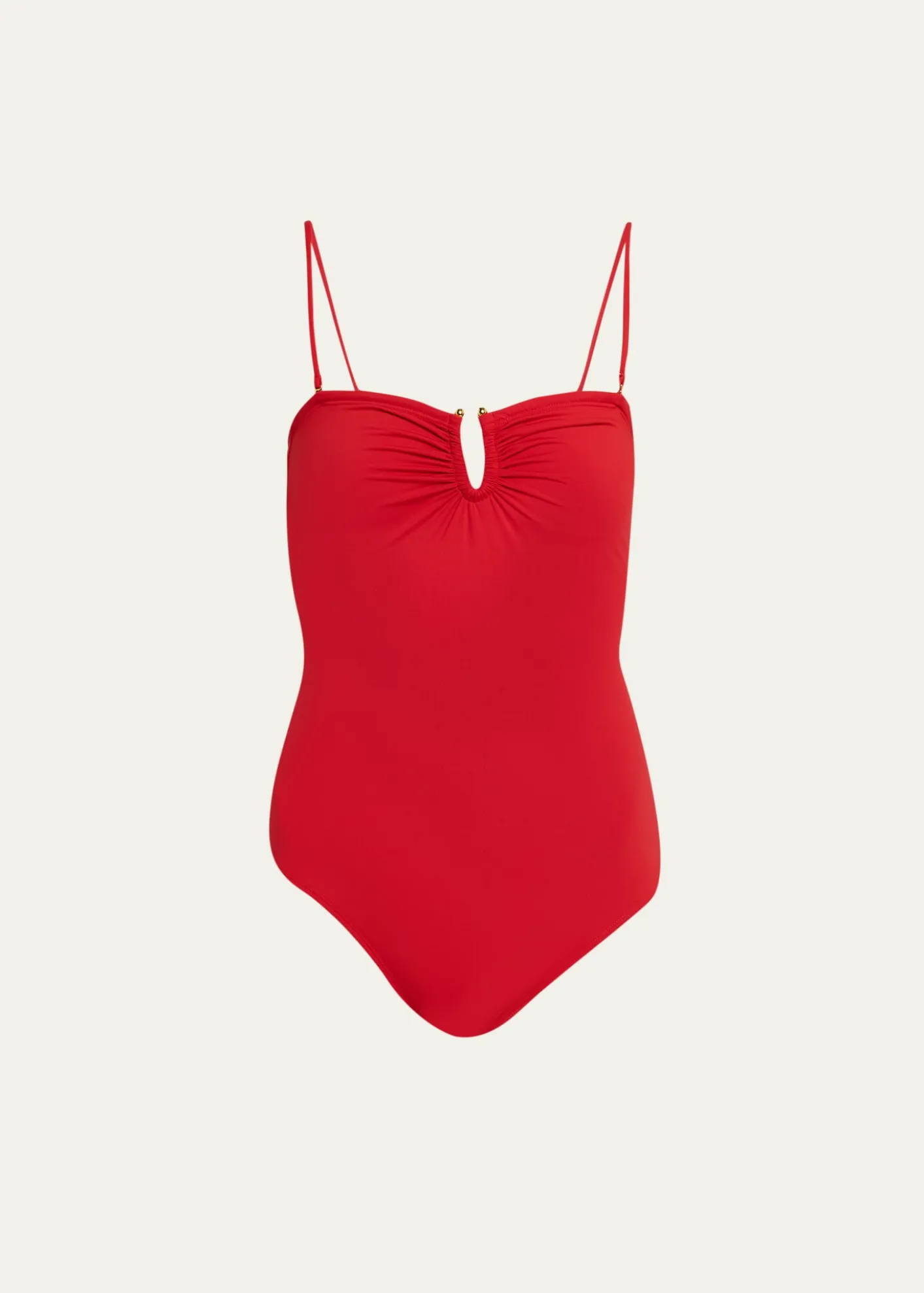 Nili LotanRuched U-Ring One-Piece Swimsuit