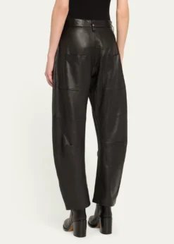 Nili LotanShon Barrel Leather Pants