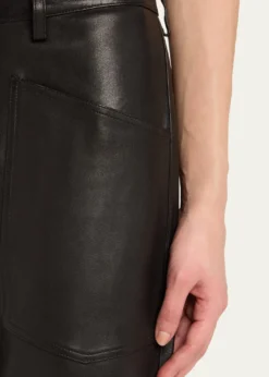 Nili LotanShon Barrel Leather Pants