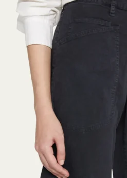 Nili LotanShon Mid-Rise Cropped Pants