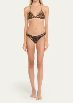 Nili LotanStriped Bikini Bottoms