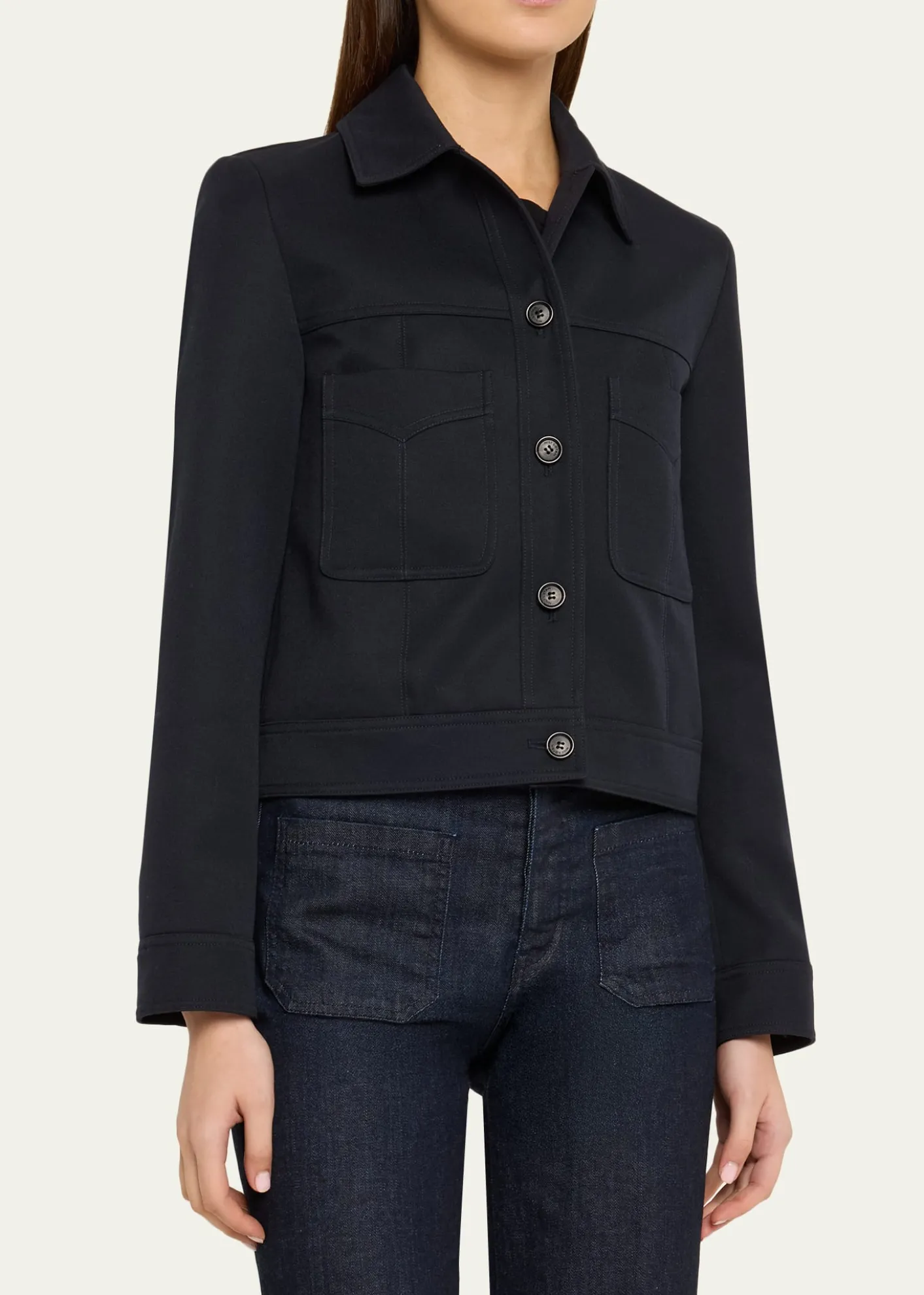 Nili LotanSusannah Virgin Wool Cropped Jacket