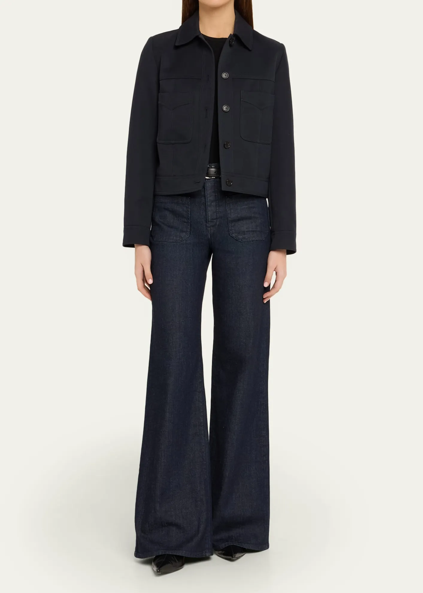 Nili LotanSusannah Virgin Wool Cropped Jacket