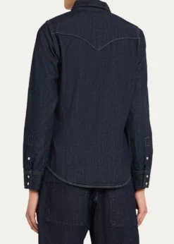 Nili LotanTravis Denim Western Shirt