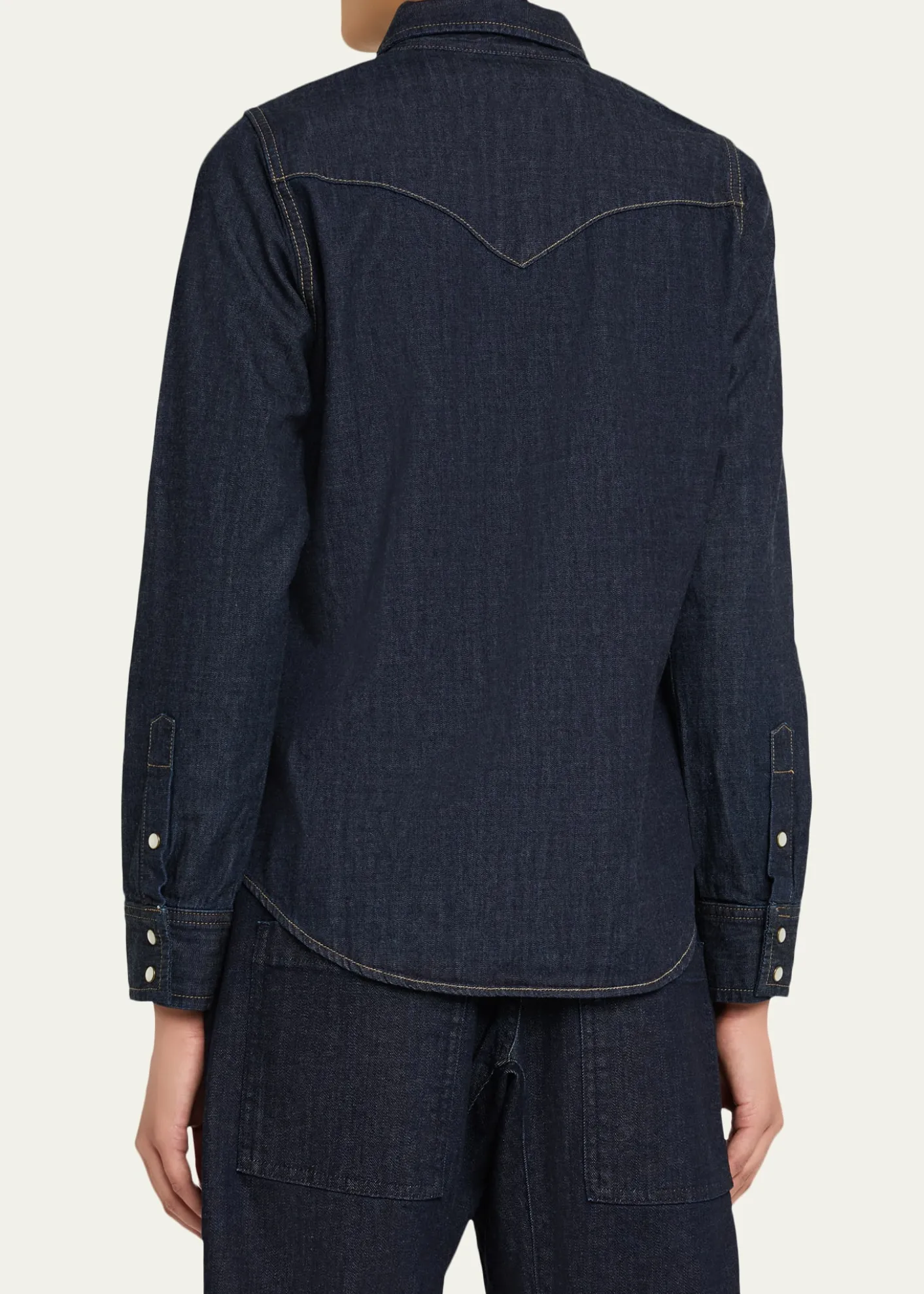 Nili LotanTravis Denim Western Shirt