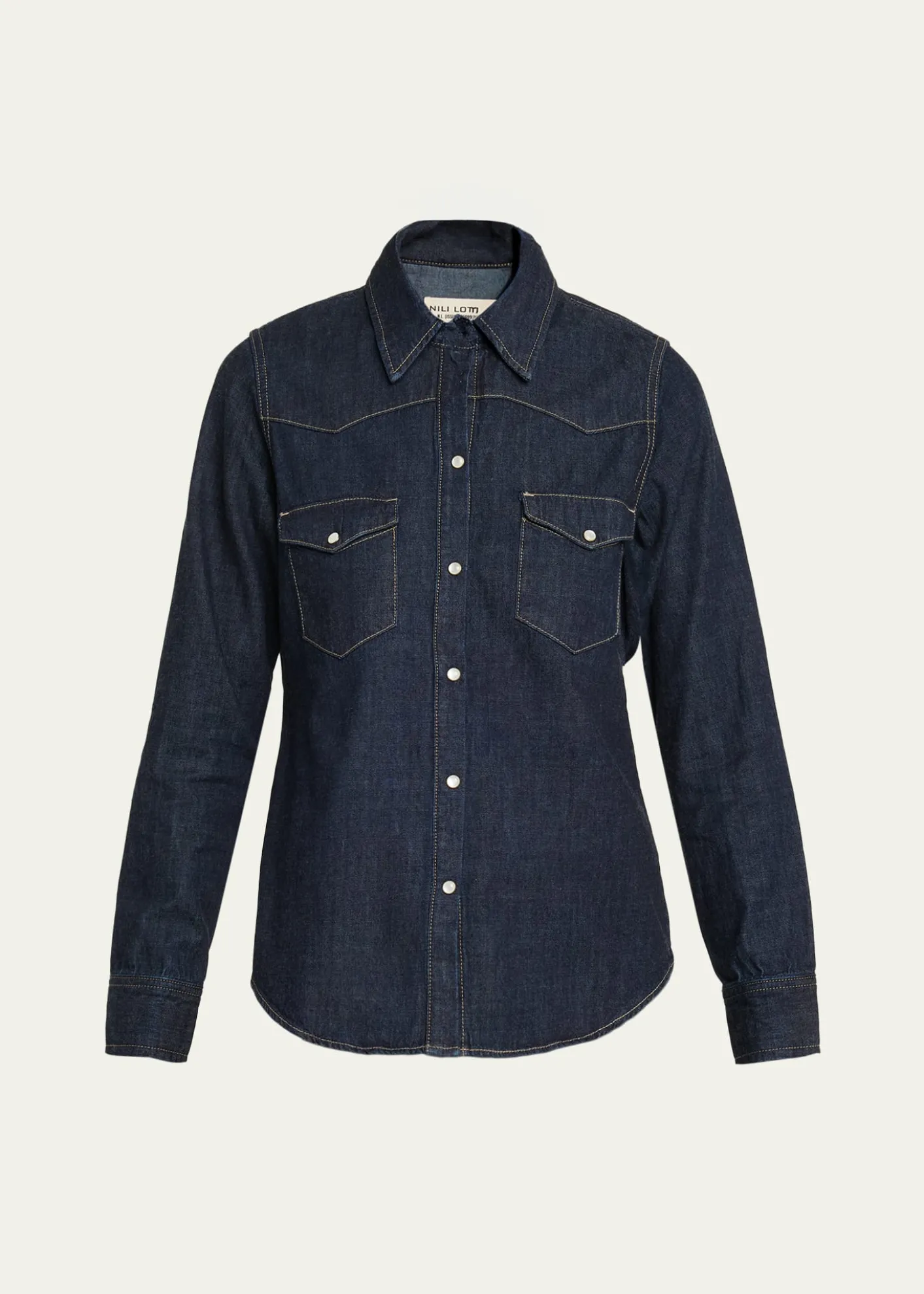 Nili LotanTravis Denim Western Shirt