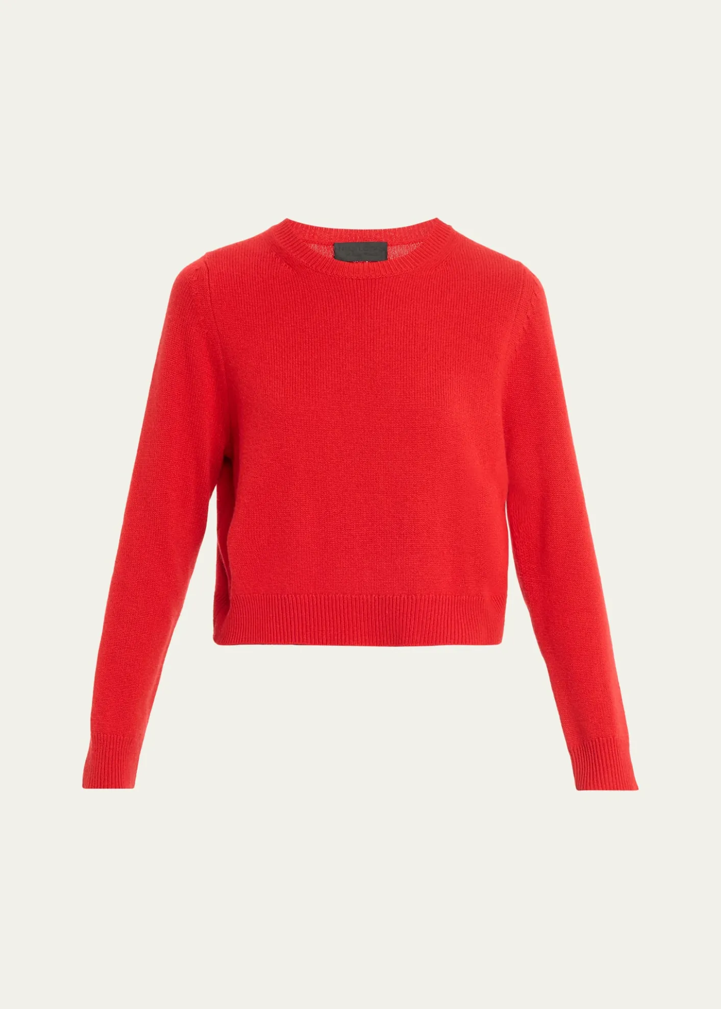 Nili LotanVenus Dark Rust Cashmere Crop Sweater