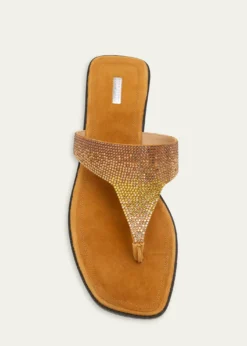 NodaletoBulla Nova Embellished Suede Thong Sandals