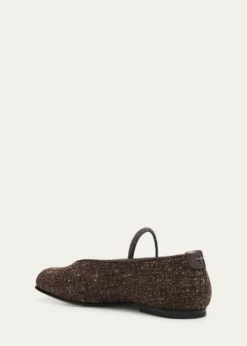 NodaletoNodstalgia Cindy Tweed Ballerina Flats
