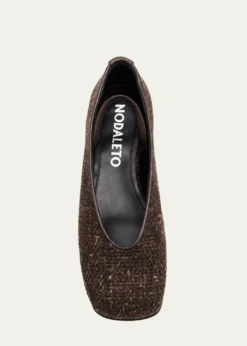 NodaletoNodstalgia Cindy Tweed Ballerina Flats
