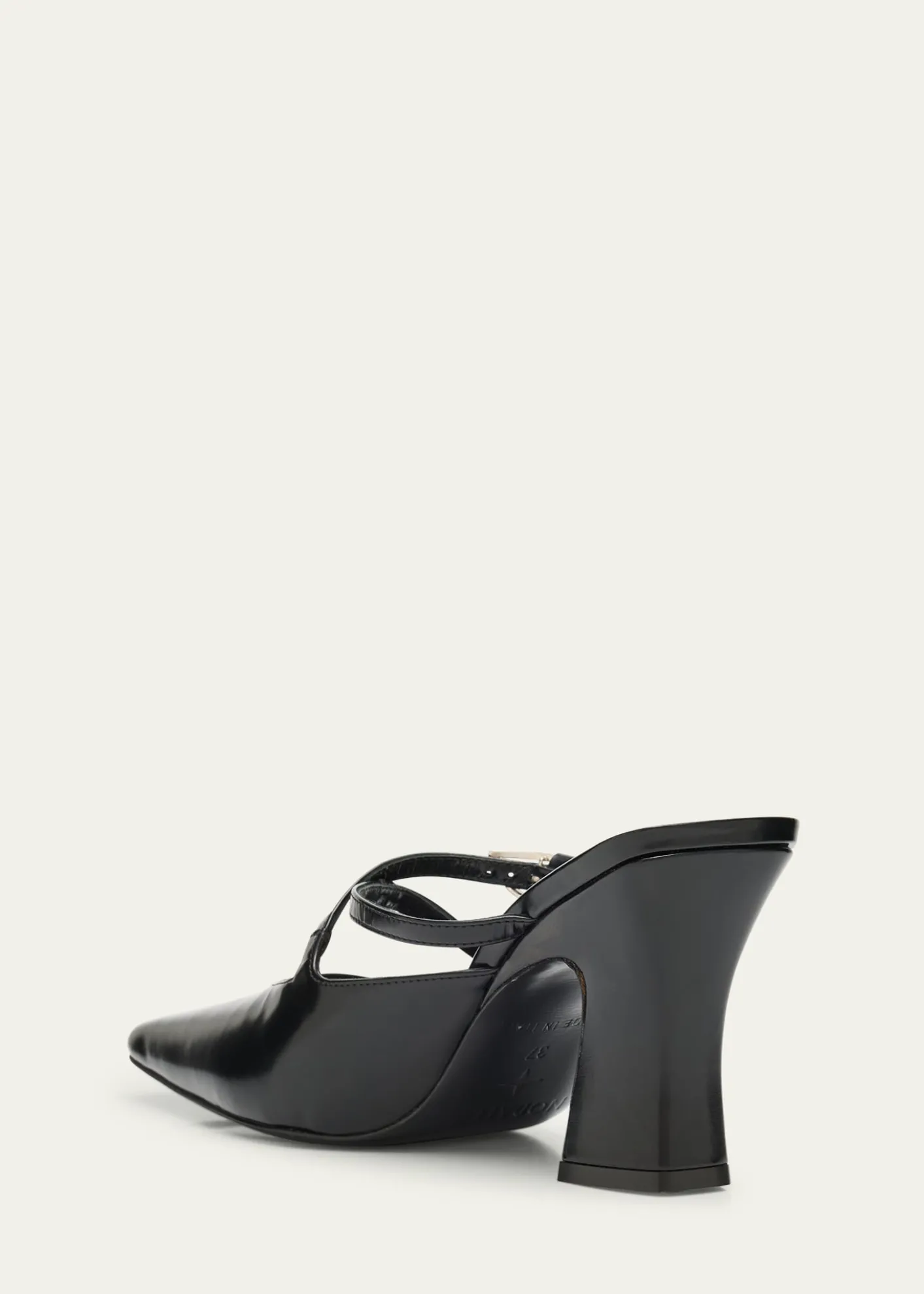 NodaletoNodstalgia Grace Leather Mule Pumps