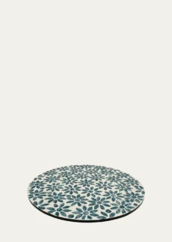 Nomi KBlue Floral Shell Placemat, 15