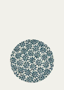 Nomi KBlue Floral Shell Placemat, 15