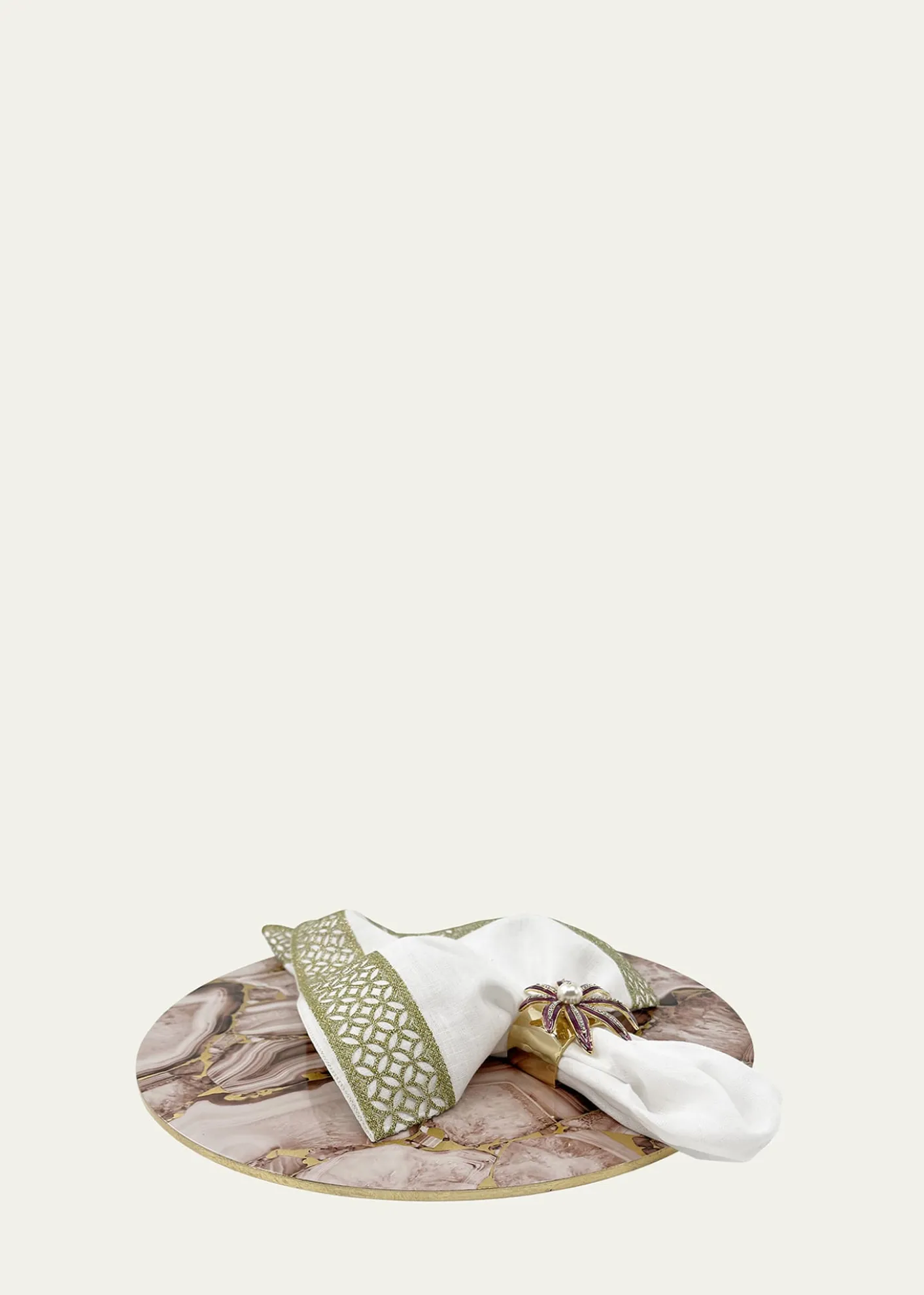 Nomi KBlush Stone Lacquer Placemat