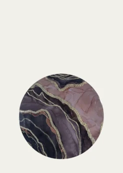 Nomi KEdge Round Lacquer Placemat