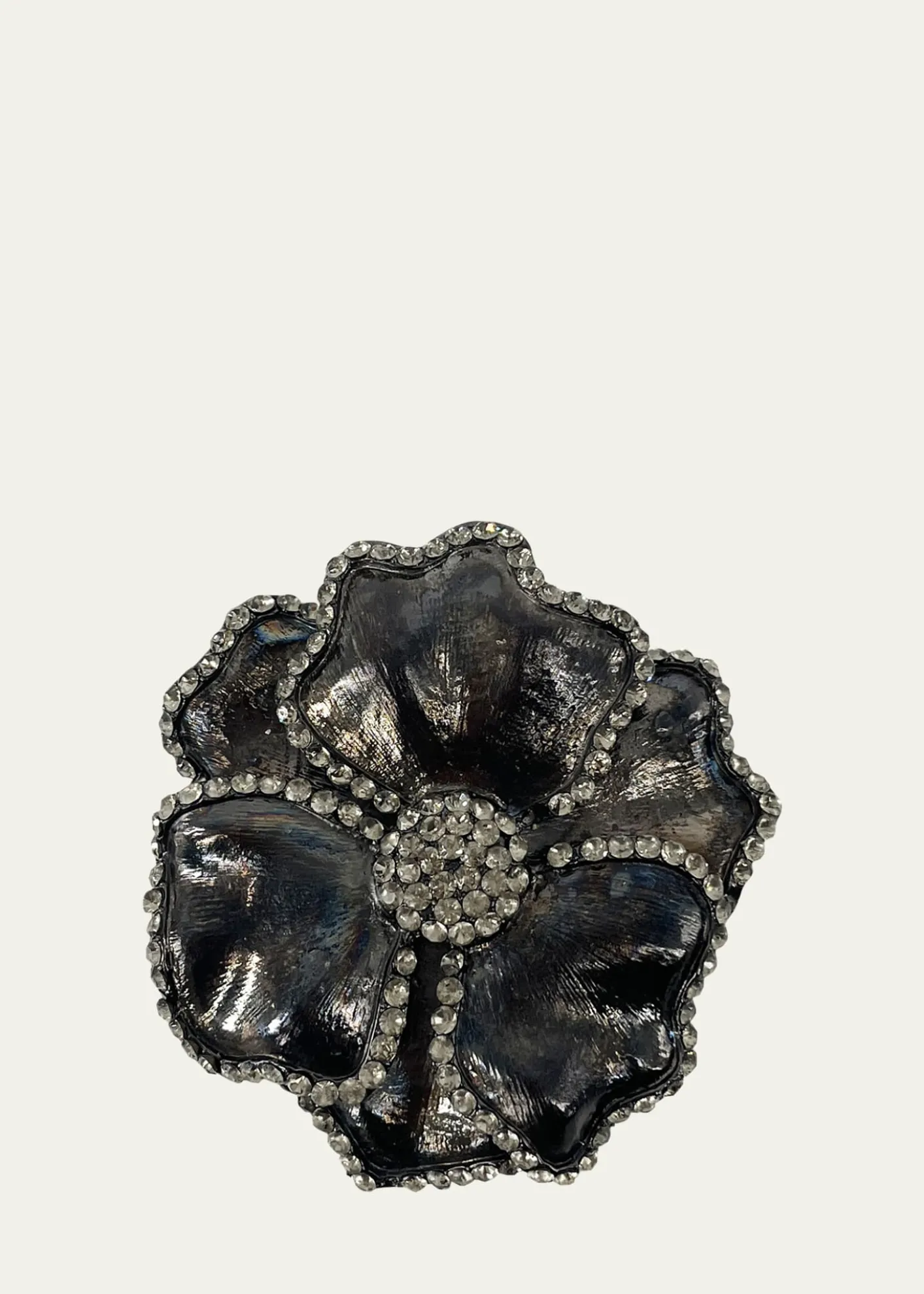 Nomi KEmbellished Flower Napkin Rings, Set of 4