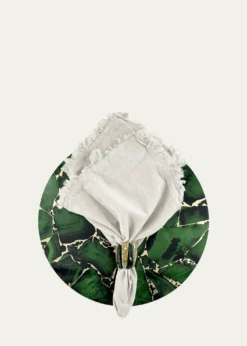 Nomi KEmerald Stone Lacquer Placemat, 15
