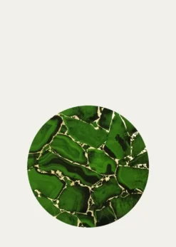 Nomi KEmerald Stone Lacquer Placemat, 15