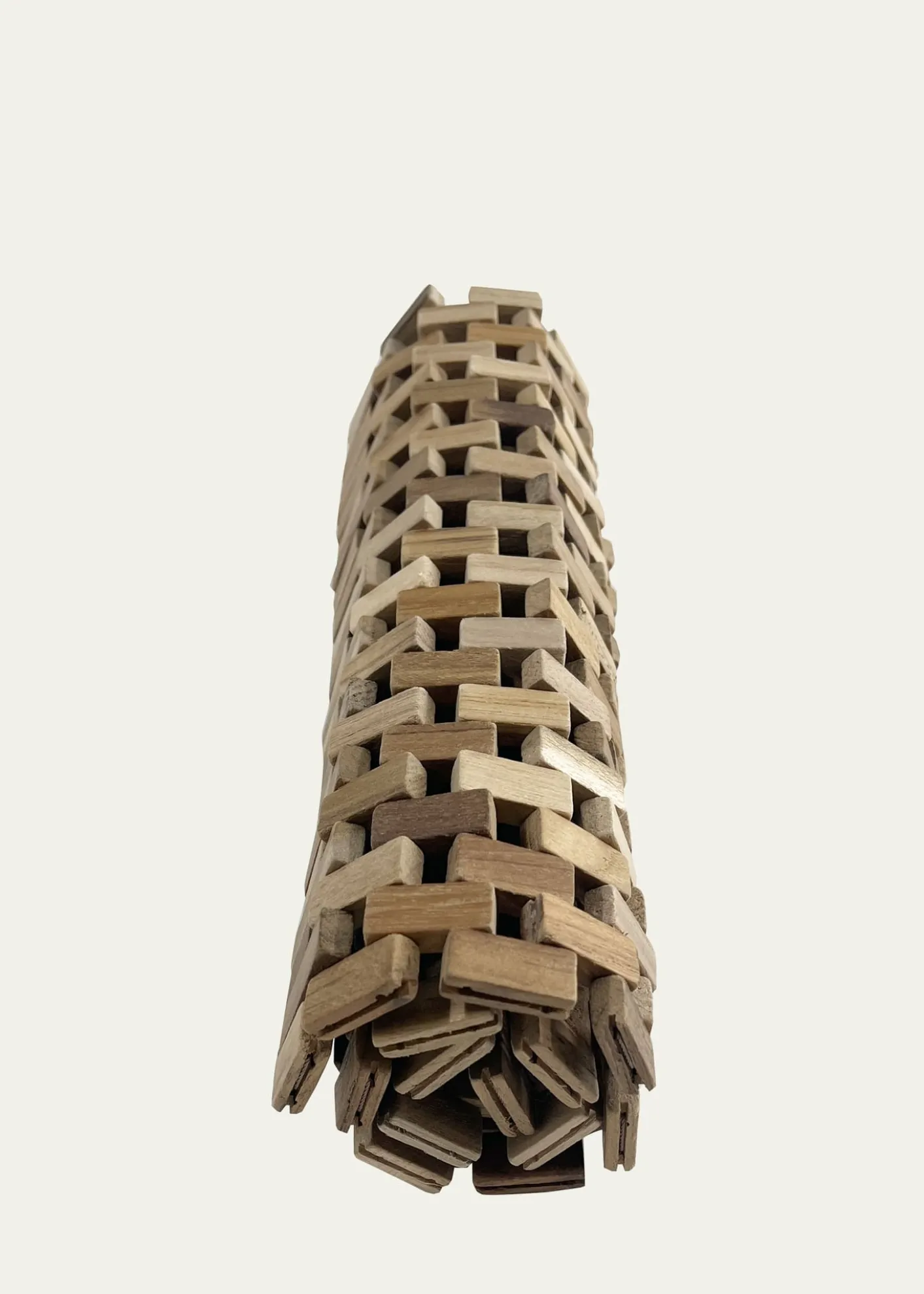 Nomi KInterlocking Wood Folding Placemat, 14" x 19"