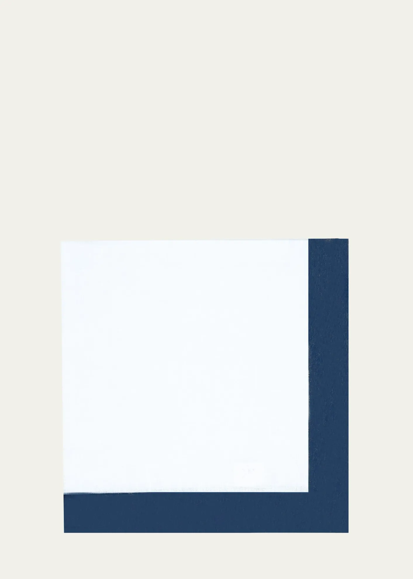 Nomi KNavy Shimmer Border Napkin