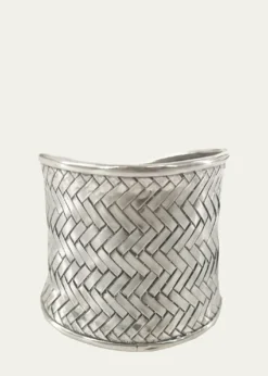 Nomi KSilvertone Cuff Napkin Rings, Set of 4