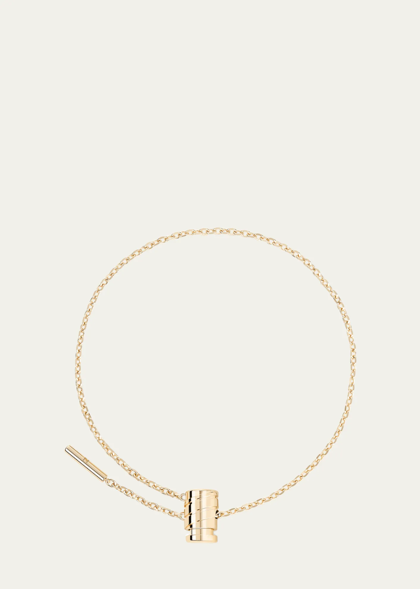 Nouvel Heritage18K Gold Mini Latch Bracelet