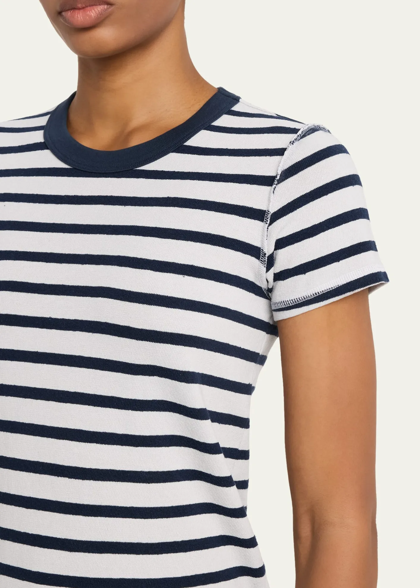 NSF ClothingAlessi Striped Shrunken T-Shirt