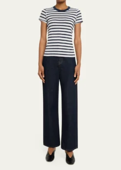 NSF ClothingAlessi Striped Shrunken T-Shirt