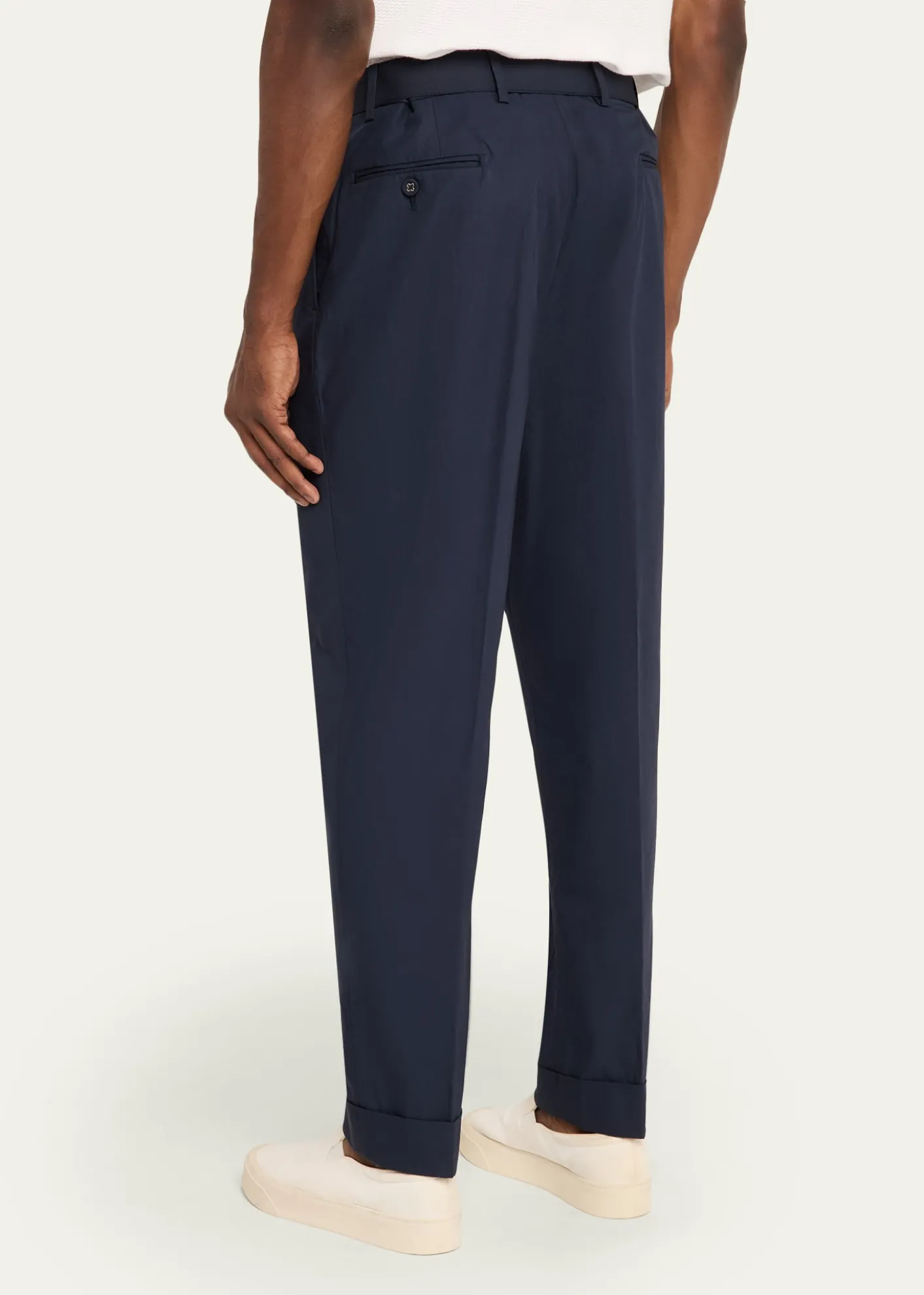 Officine GeneraleHugo Cotton Poplin Tailored Pants