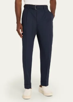 Officine GeneraleHugo Cotton Poplin Tailored Pants
