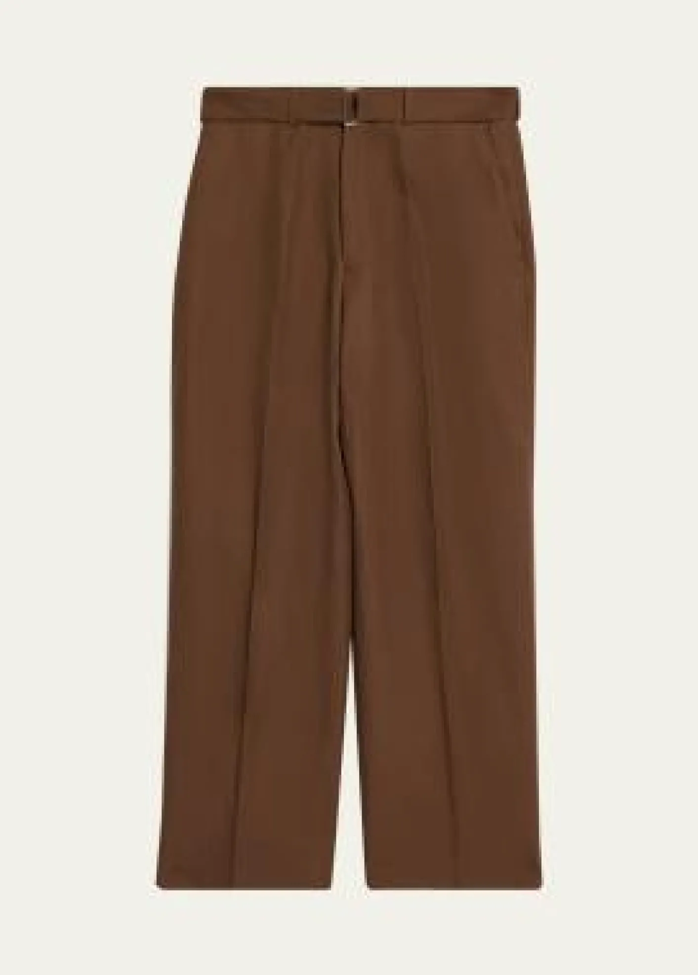 Officine GeneraleMen's Belted Wide-Leg Trousers