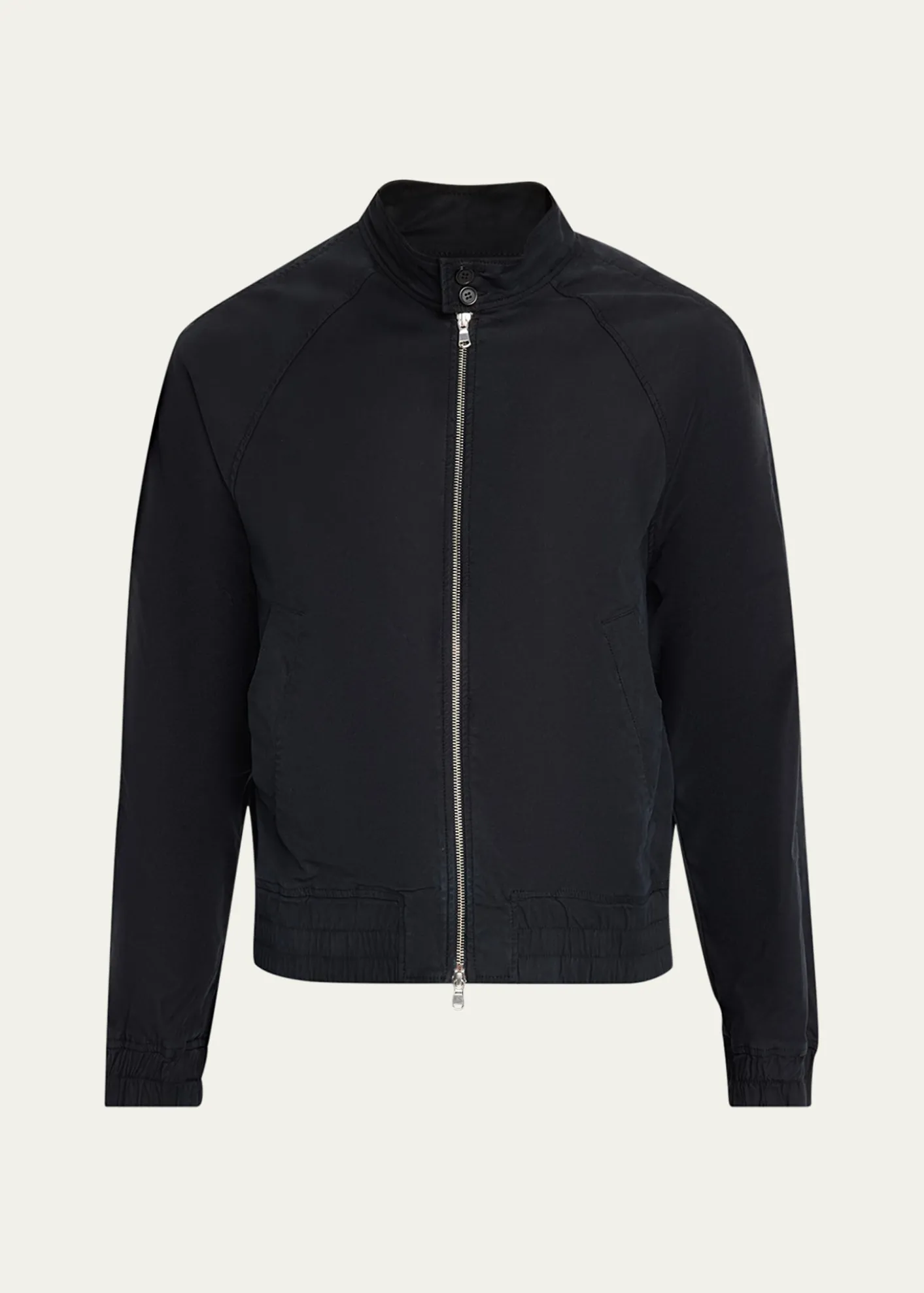 Officine GeneraleMen's Faded Black Cotton Twill Cory Jacket
