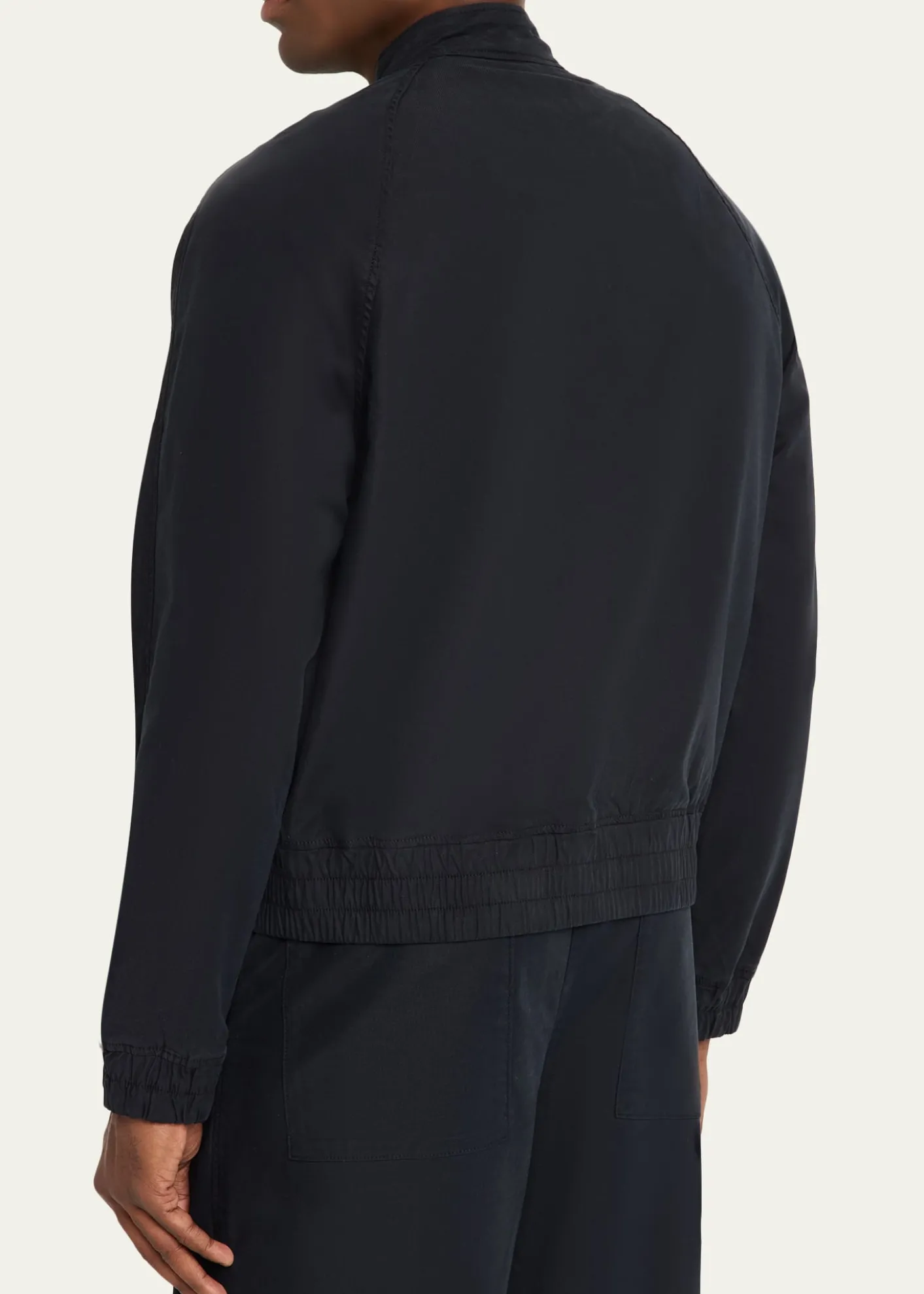 Officine GeneraleMen's Faded Black Cotton Twill Cory Jacket