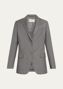 Officine GeneraleCharlene Single-Breasted Jacket