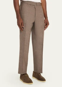 Officine GeneraleHoche Wool-Linen Tailored Pants
