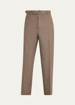 Officine GeneraleHoche Wool-Linen Tailored Pants