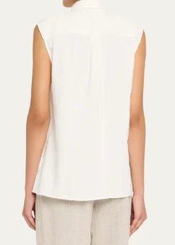 Officine GeneraleIseult Sleeveless Japanese Cotton Shirt