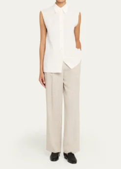 Officine GeneraleIseult Sleeveless Japanese Cotton Shirt