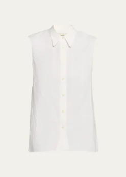 Officine GeneraleIseult Sleeveless Japanese Cotton Shirt
