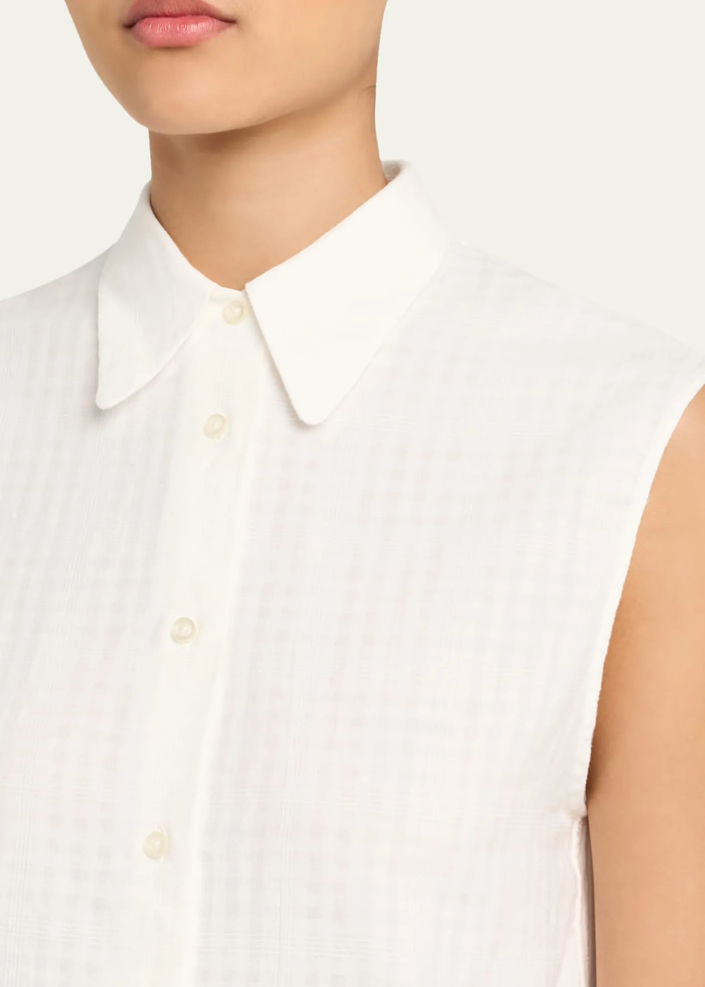Officine GeneraleIseult Sleeveless Japanese Cotton Shirt