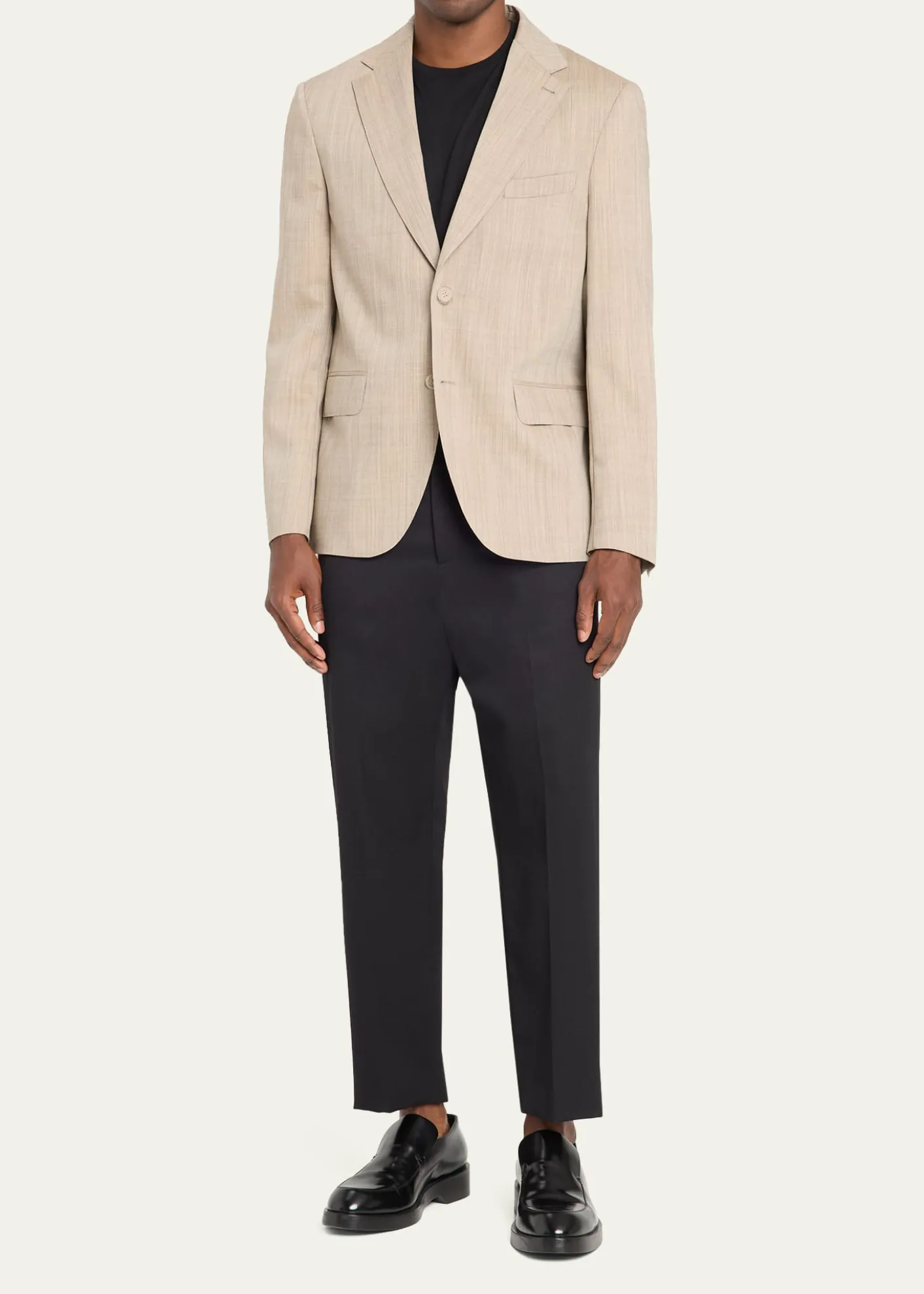 Officine GeneraleMen's Arthus Heathered Wool Single-Breasted Sport Coat