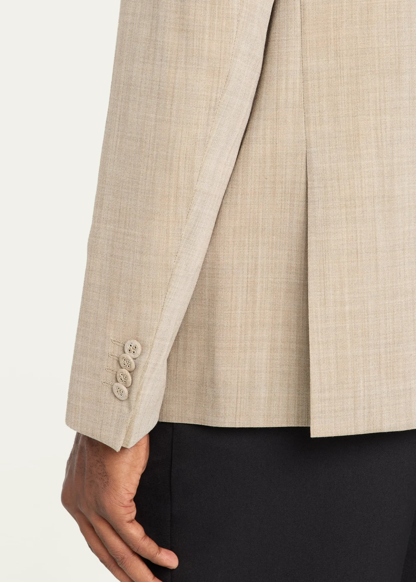Officine GeneraleMen's Arthus Heathered Wool Single-Breasted Sport Coat