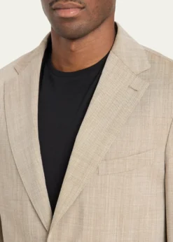 Officine GeneraleMen's Arthus Heathered Wool Single-Breasted Sport Coat