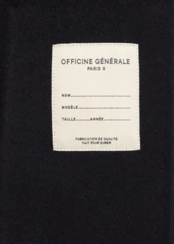Officine GeneraleMen's Dark Navy Double-Breasted Wool Maxwell Sport Jacket
