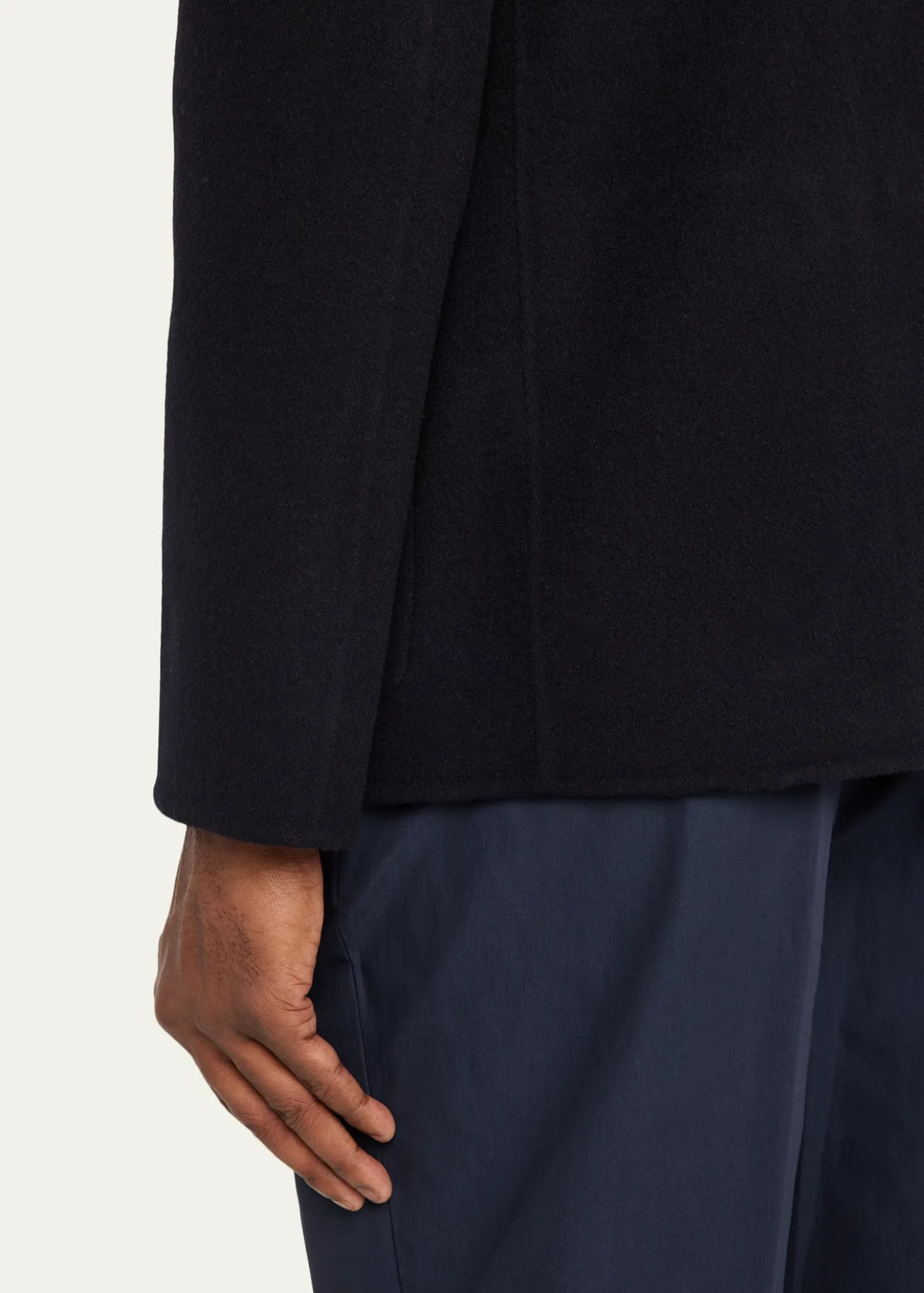 Officine GeneraleMen's Dark Navy Double-Breasted Wool Maxwell Sport Jacket