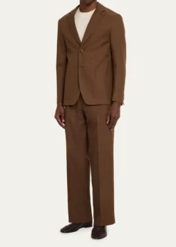 Officine GeneraleMen's Michel Relaxed Single-Breasted Jacket