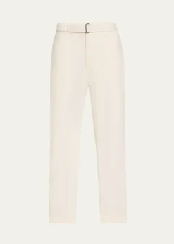 Officine GeneraleMen's Owen Corduroy Self-Belt Pants