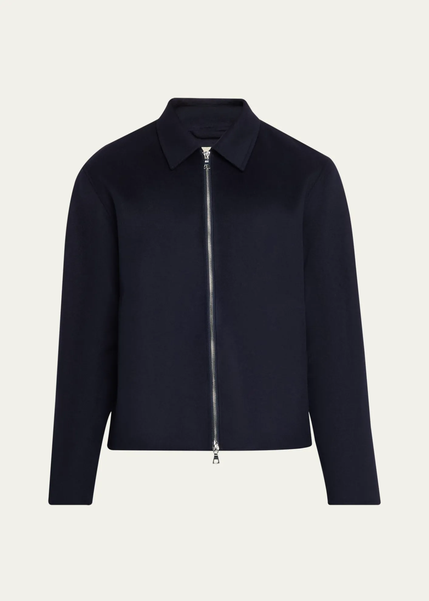 Officine GeneraleMen's Split Wool Double-Zip Bomber Jacket
